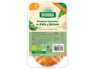 Burguers vegetales de kale y quinoa, de Biográ