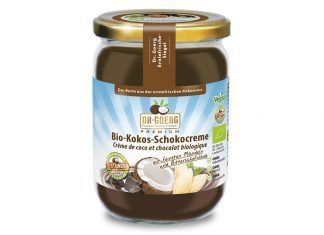 Crema untable de chocolate de coco, de Dr. Goerg