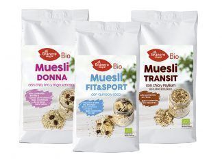 Muesli Sport, Muesli Donna y Muesli Transit, de El Granero Integral