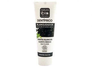Dentífrico blanqueador menta bio & carbón activo