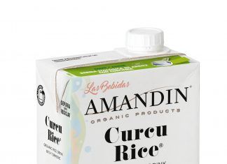 CurcuRice Bebida de Arroz con Cúrcuma, de Amandín
