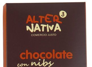 Chocolate 70% cacao con nibs, de AlterNativa3