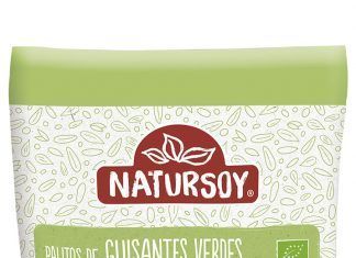 Chips guisantes verdes, de Natursoy