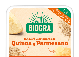 Hamburguesa de Quinoa y Parmesano, de Biográ