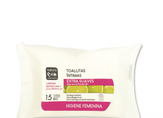 Toallitas íntimas extra suaves, de NaturaBIO