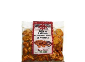 Snack de Almendra con Tap de Cortí Ahumado, de Especias Crespí