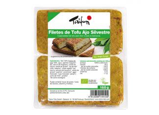 Filetes de Tofu Ajo Silvestre, de Taifun Tofu