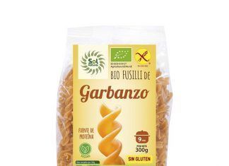 Fusilli garbanzo bio sin gluten, de Sol Natural
