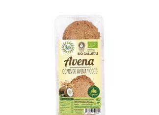 Galletas de avena coco y agave bio, de Sol Natural