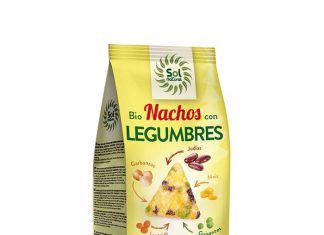 Nachos con legumbres bio sin gluten, de Sol Natural