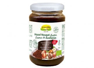 CREMA DE AVELLANAS (28%) CON CACAO BIO 350g.