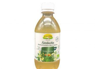 KOMBUCHA MORINGA-HIERBAS BIO 330 ml.
