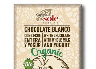 Chocolate Blanco con Yogur y Fresas BIO 100 g