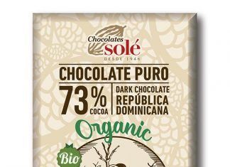 Chocolate Negro BIO 73% Cacao con Agave 100 g -Sin Azúcar Sacarosa-