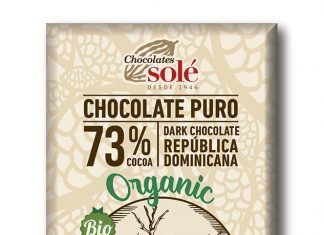Chocolate Negro BIO 73% Cacao con Aceite de Oliva 100 g