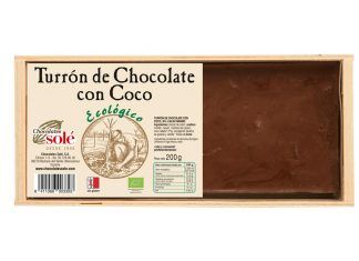 Turrón de Chocolate con Coco BIO 200 g