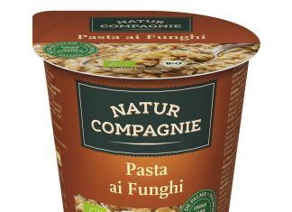VASO DE PASTA CON SETAS BIO 50 g.