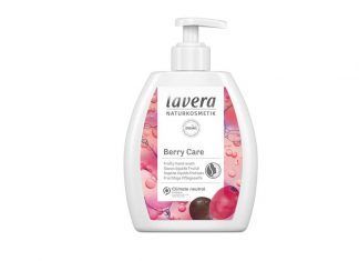 Jabón manos frutos rojos, de Lavera