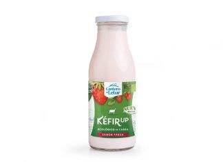 Kéfir de cabra, bebida sabor fresa, de Cantero de Letur
