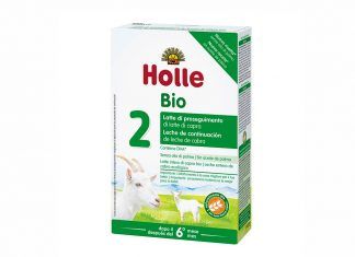 Leche de continuación 2 a base de leche de cabra eco, de Holle
