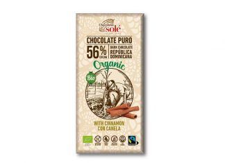 Chocolate negro con canela 100g bio, de Chocolates Solé