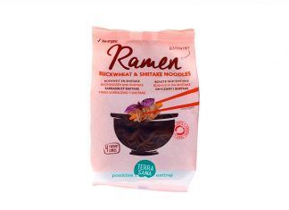 Ramen de trigo sarraceno & shiitake, de TerraSana