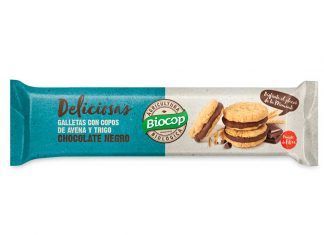 Galletas Deliciosas rellenas de chocolate, de Biocop