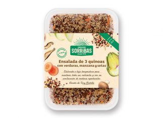 Ensalada de 3 Quinoas con Verduras, Manzana y Setas, de Obrador Sorribas