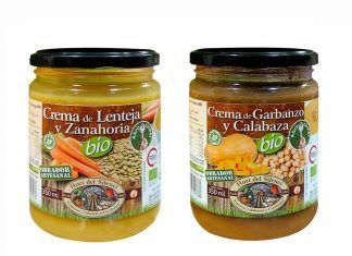 Cremas de garbanzos-calabaza y de lentejas-zanahorias, de Hort del Silenci