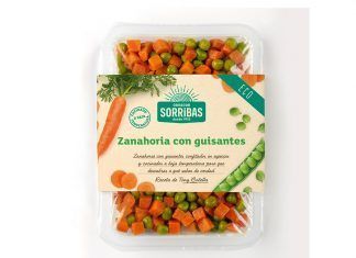 Zanahoria con guisantes, de Obrador Sorribas