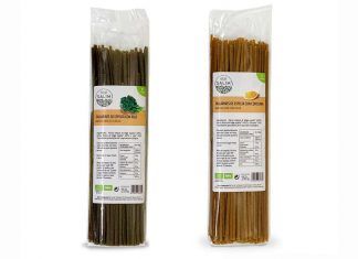 Pastas de espelta con kale y con cúrcuma, de Eco Salim