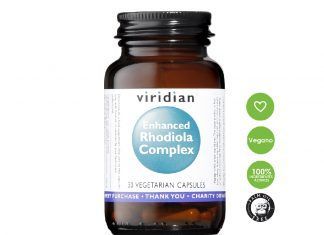 Rodiola complex 30 veg. caps., de Viridian