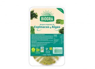 Burguer de Espinacas y Algas, de Biográ