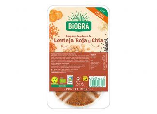 Burguer Lenteja Roja y Chía, de Biográ