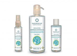 Solución hidroalcohólica higienizante natural con árbol del té, de Taller Madreselva
