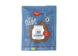 Nueva Vitaseeds semillas de Lino Germinado molidas, de El Granero Integral