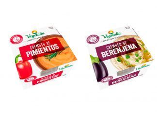 Cremoso de Pimientos y Cremoso de Berenjena, de Vegetalia