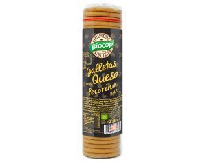 Galleta fina de trigo y auténtico queso Pecorino, de Biocop