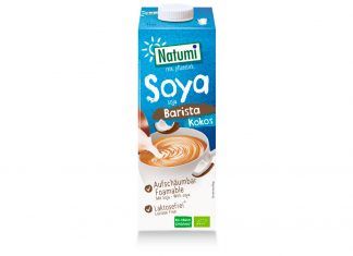 Bebida de soja coco barista, de Natumi