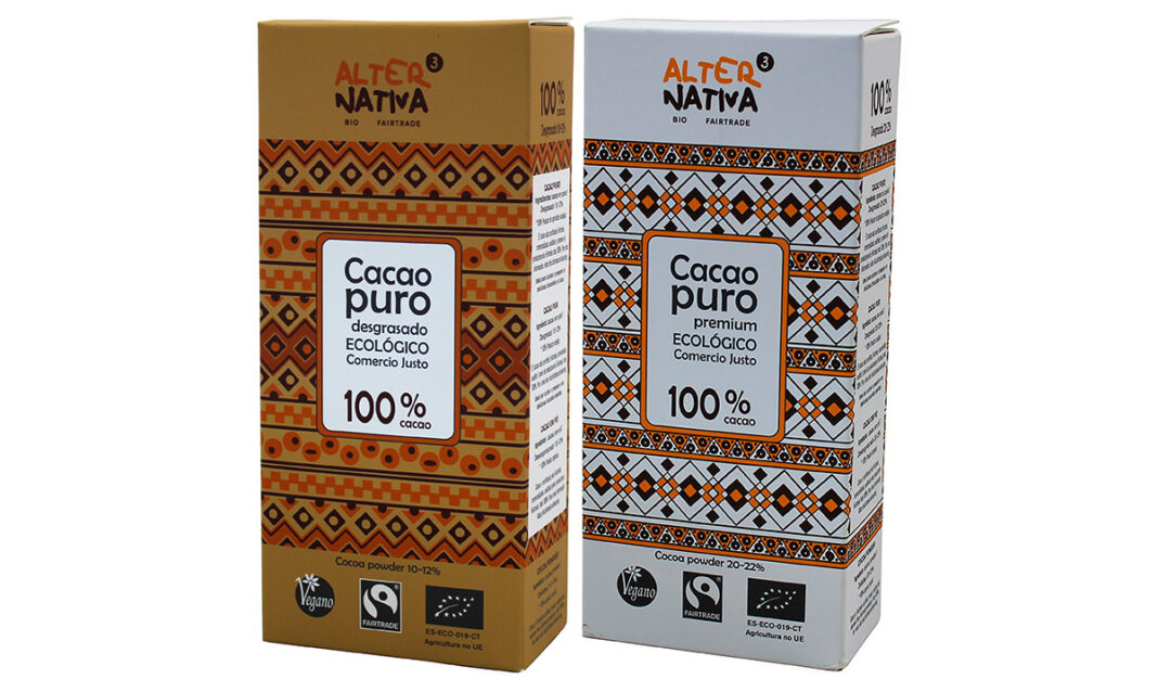 Cacao Puro Premium y Desgrasado, de AlterNativa3