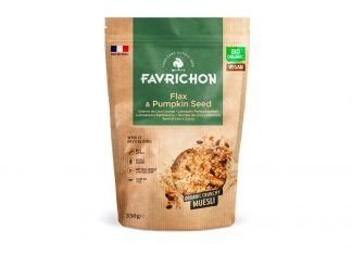 Muesli Crujiente Semillas de Lino & Calabaza, de Favrichon