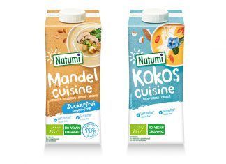 Nuevas cremas de cocina Almendra 200ml y Coco 200ml, de Natumi