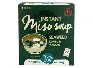 Paquetes de porciones de miso instantáneo, de TerraSana