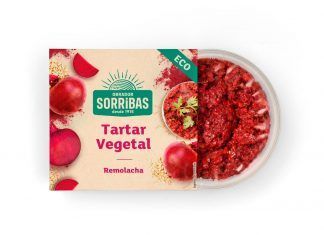 Tartar vegetal de remolacha, de Obrador Sorribas