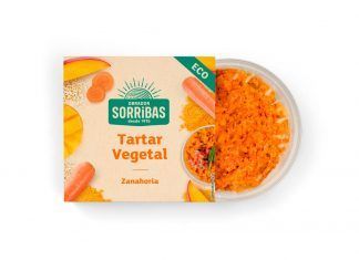 Tartar vegetal de zanahoria, de Obrador Sorribas