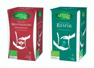 Tisanas Bio Respir y Menstruación, de Herbes del Molí