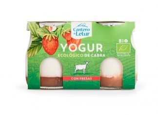 Yogur de Cabra con Fresa, de Cantero de Letur