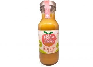 Zumo 100% melocotón, de BioZumers