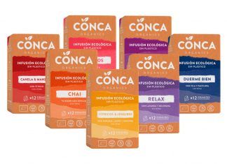 Infusiones ecológicas 100% libres de plástico, de Conca Organics