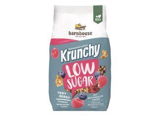 Krunchy Low Sugar: tu muesli crujiente con frutos del bosque, de Barnhouse